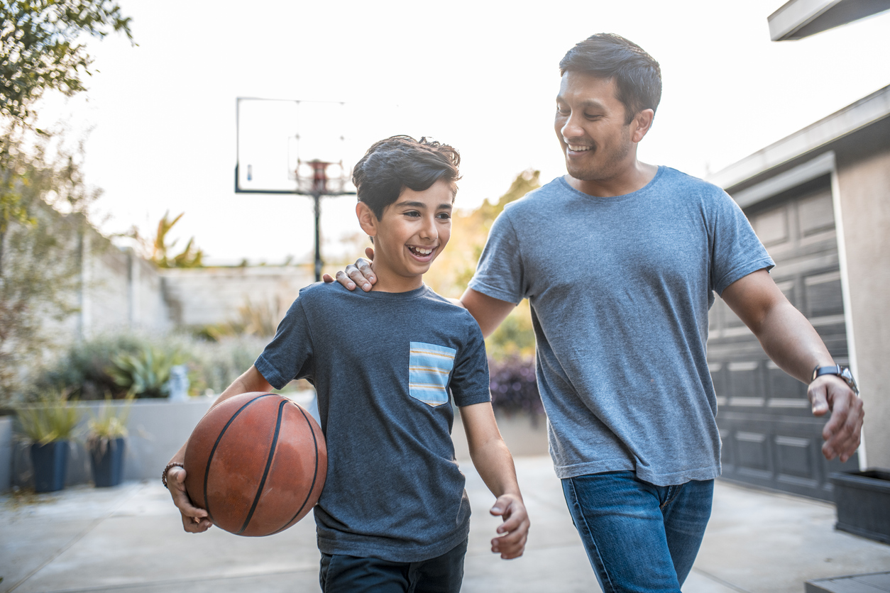 father son basketball